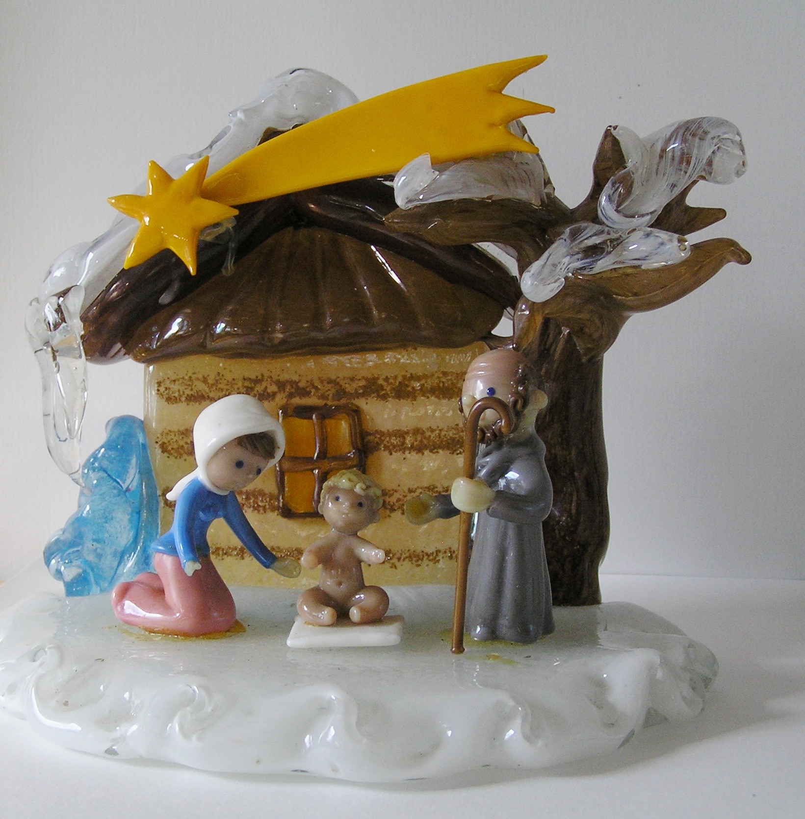 Minimuzeum skleněných betlémů