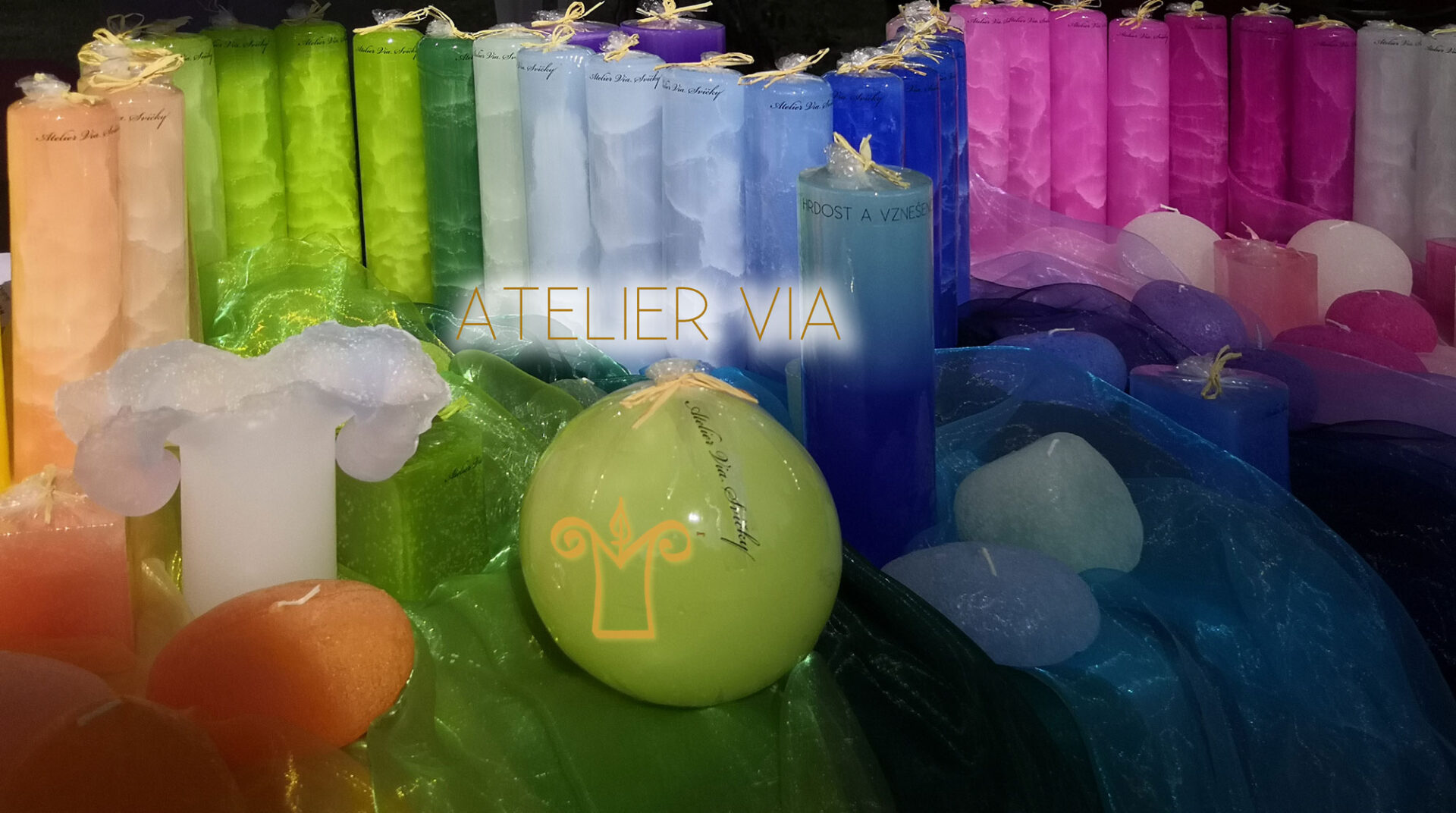 Svíčky Atelier Via | Markéta Vajsová